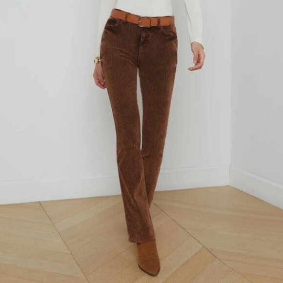 L'AGENCE Pants - L’AGENCE Stevie Corduroy Jean – Brown, Size 25 – NWOT